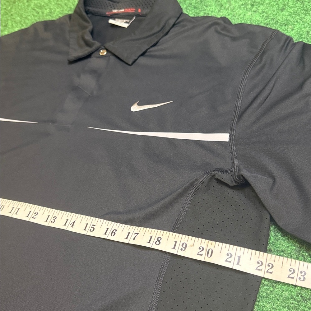 Tiger Woods Collection by Nike Dri-Fit Polo (Black / Size Medium)
